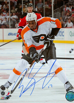 Wayne Simmons (Flyers) signed 8x10 Photo