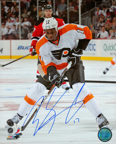 Wayne Simmons (Flyers) signed 8x10 Photo