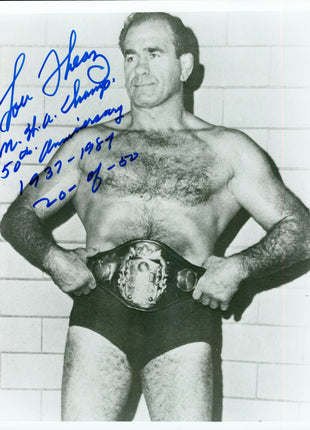 Lou Thesz signed 8x10 Photo