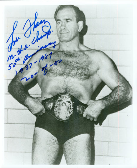 Lou Thesz signed 8x10 Photo
