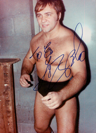 Larry Zbyszko signed 8x12 Photo