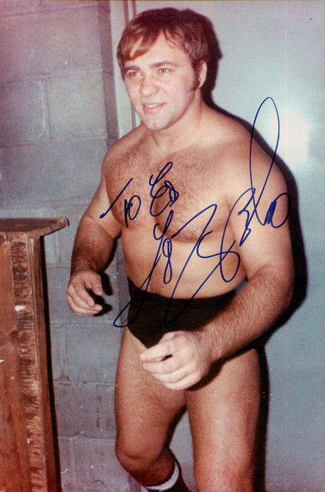 Larry Zbyszko signed 8x12 Photo