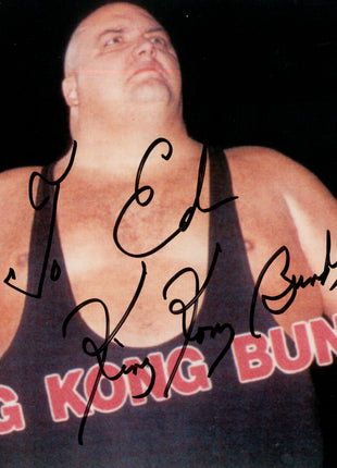 King Kong Bundy signed 8x12 Photo