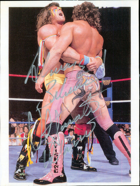 Ultimate Warrior signed 8x10 Photo