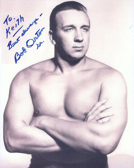 Bob Orton Sr signed 8x10 Photo