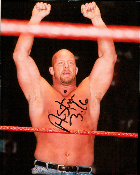 Stone Cold Steve Austin signed 8x10 Photo