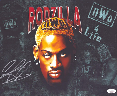 Dennis Rodman (Chicago Bulls) signed 11x14 Photo (w/ JSA)