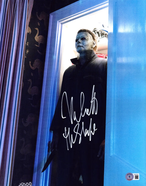 Nick Castle (Halloween) signed 11x14 Photo (w/ Beckett)