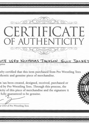 Nick Jackson AEW Ring Worn Suit from Dynamite 9/11/24