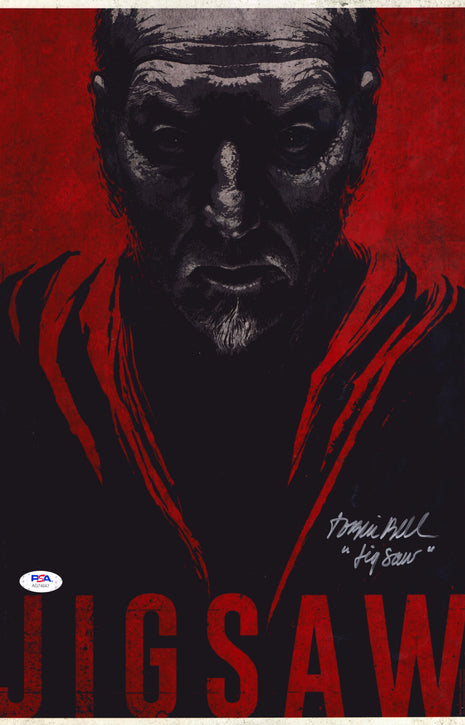 Tobin Bell (Saw) signed 11x17 Photo (w/ PSA)