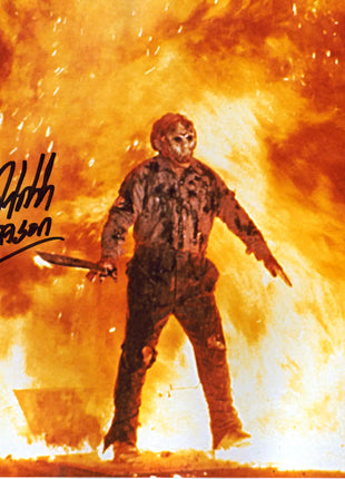 Kane Hodder (Halloween) signed 11x17 Photo (w/ JSA)