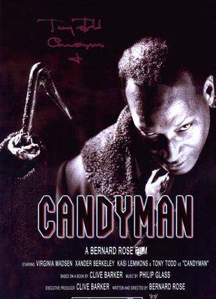 Tony Todd (Candyman) signed 11x17 Photo