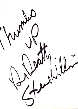Steve Williams signed Japanese Shikishi Board
