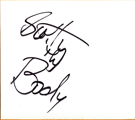 Scotty the Body signed Japanese Shikishi Board