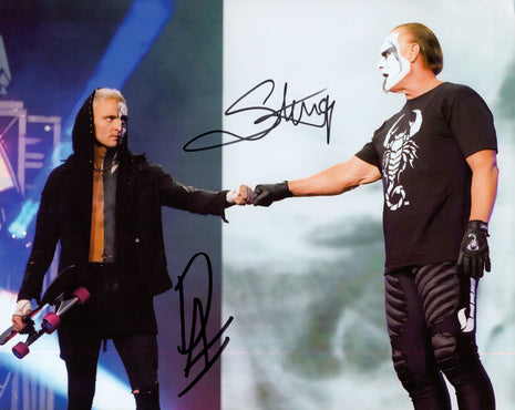 Sting & Darby Allen dual Signed 8x10 Photo