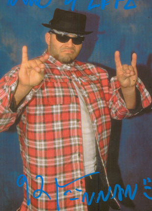 Konnan signed 4x6 Photo