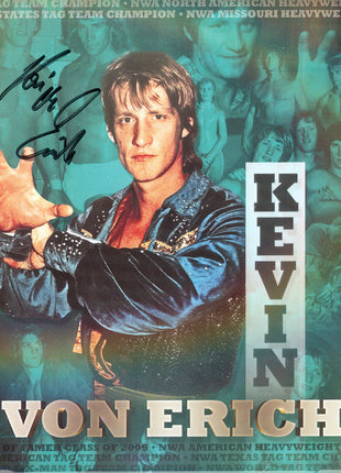 Kevin Von Erich signed 8x10 Photo