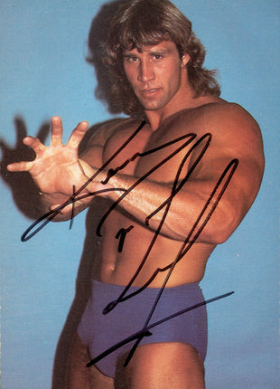 Kerry Von Erich signed 4x6 Photo