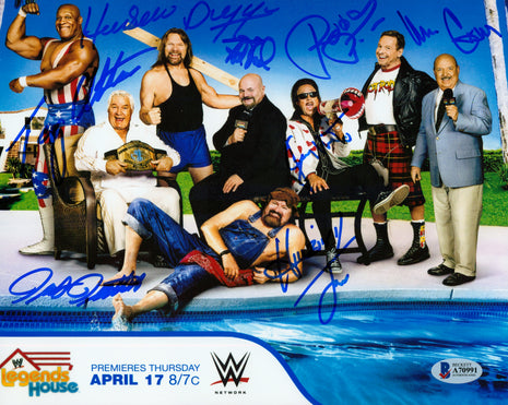 Legends House multi-signed 8x10 Photo (w/ JSA)