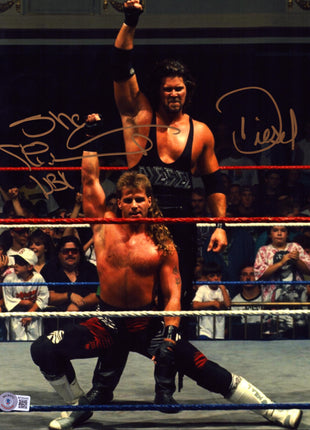 Shawn Michaels & Diesel dual signed 11x14 Photo (w/ Beckett)