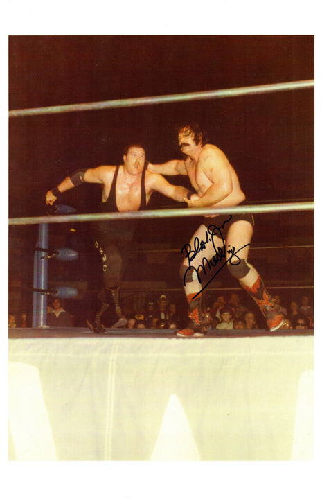 Blackjack Mulligan signed 11x17 Photo