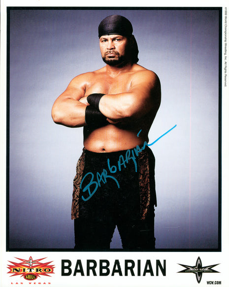 Barbarian signed 8x10 Photo