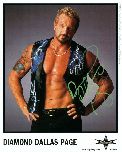 Diamond Dallas Page signed 8x10 Photo