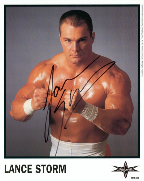 Lance Storm signed 8x10 Photo