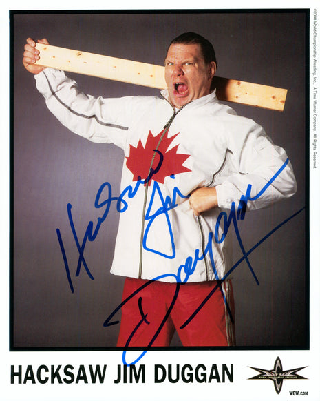 Jim Duggan signed 8x10 Photo