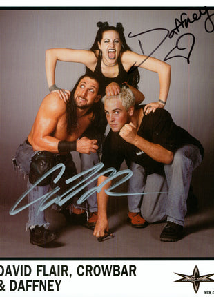Crowbar & Daffney dual signed 8x10 Photo
