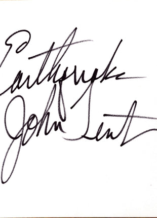 John Tenta (Earthquake) signed Japanese Shikishi Board
