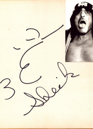 Original Sheik signed Japanese Shikishi Board