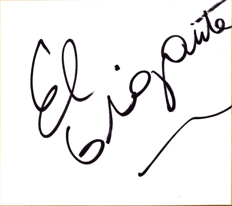 El Gigante signed Shikishi Board