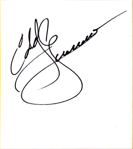 Eddie Guerrero signed Japanese Shikishi Board