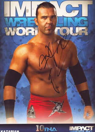 Frankie Kazarian signed Magazine Page