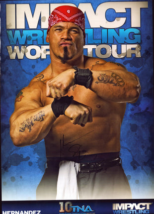Hernandez signed Magazine Page