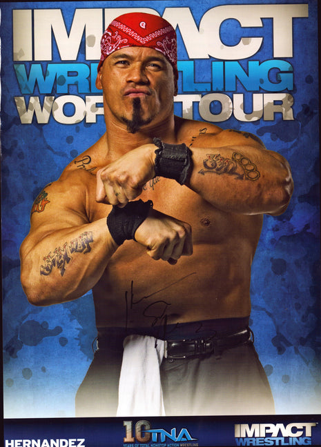Hernandez signed Magazine Page
