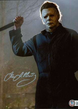 James Jude Courtney (Halloween) signed 8x10 Photo (w/ Beckett)