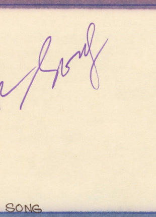 Pak Song signed Cut