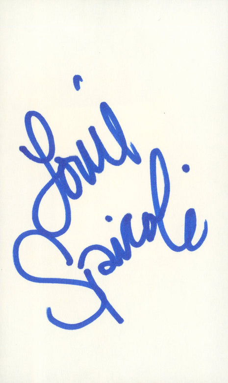 Louie Spicolli signed Cut