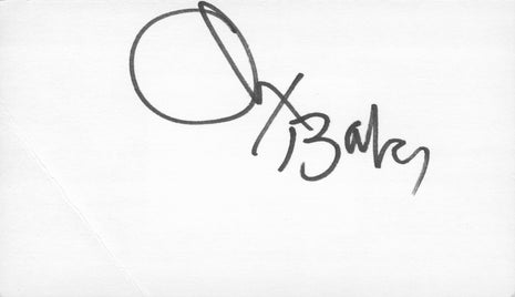 Ox Baker signed Cut