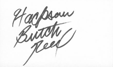 Butch Reed signed Cut