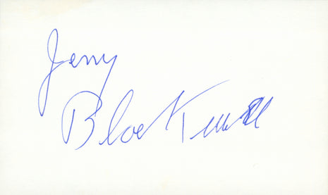 Jerry Blackwell signed Cut