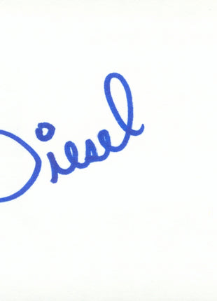 Diesel signed Cut