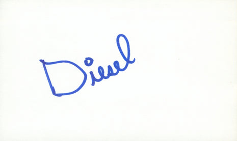 Diesel signed Cut