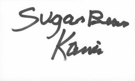 Sugar Bear James Harris / Kamala signed Cut