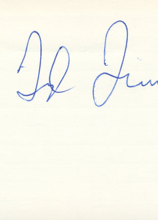 Ted Turner signed Cut (w/ JSA)
