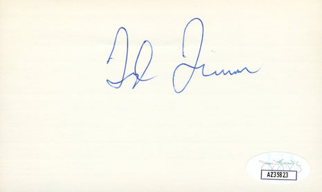 Ted Turner signed Cut (w/ JSA)
