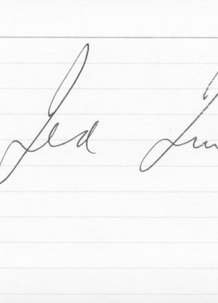 Ted Turner signed Cut