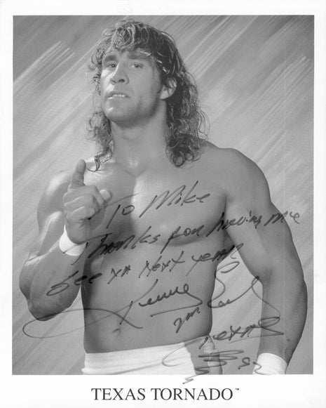 Kerry Von Erich signed 8x10 Photo
